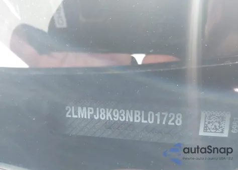 2022 Lincoln Nautilus Reserve из США, поврежденный, VIN 2LMPJ8K93NBL01728